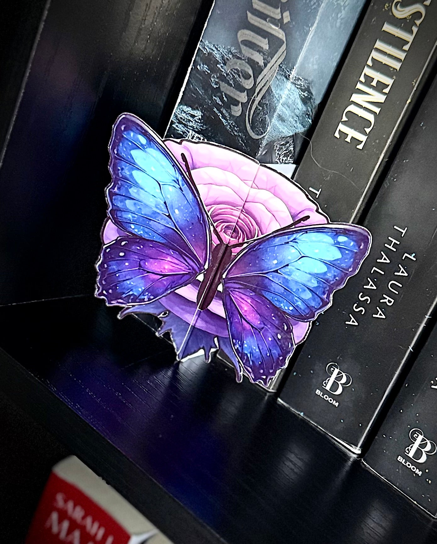 Nightbloom Butterfly - Pop Out Book/Shelf Decor