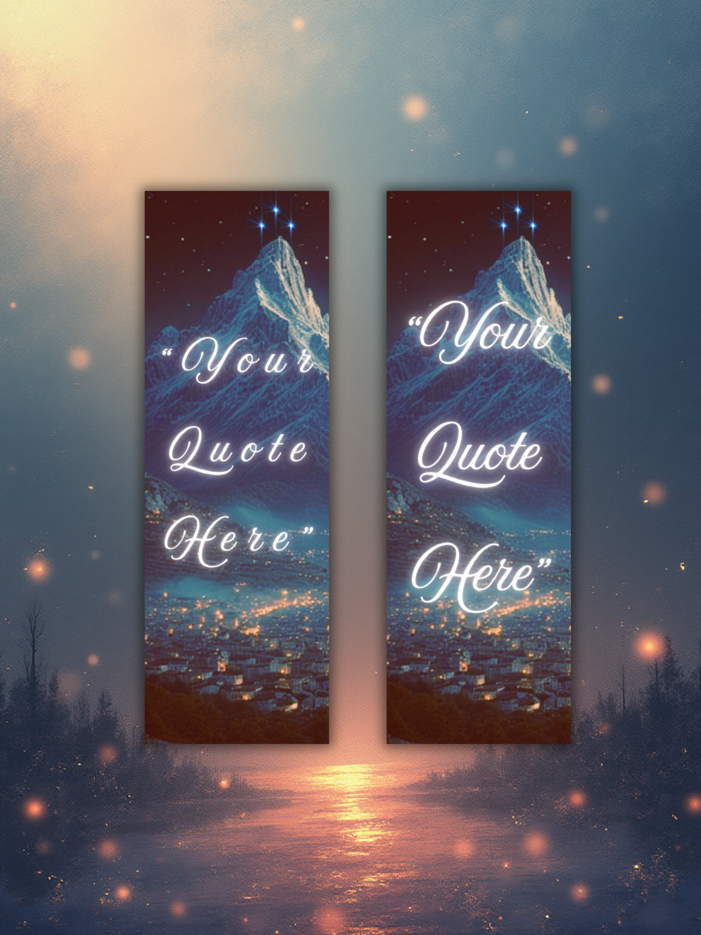 Custom Quote - Shadow & Starlight Bookmark
