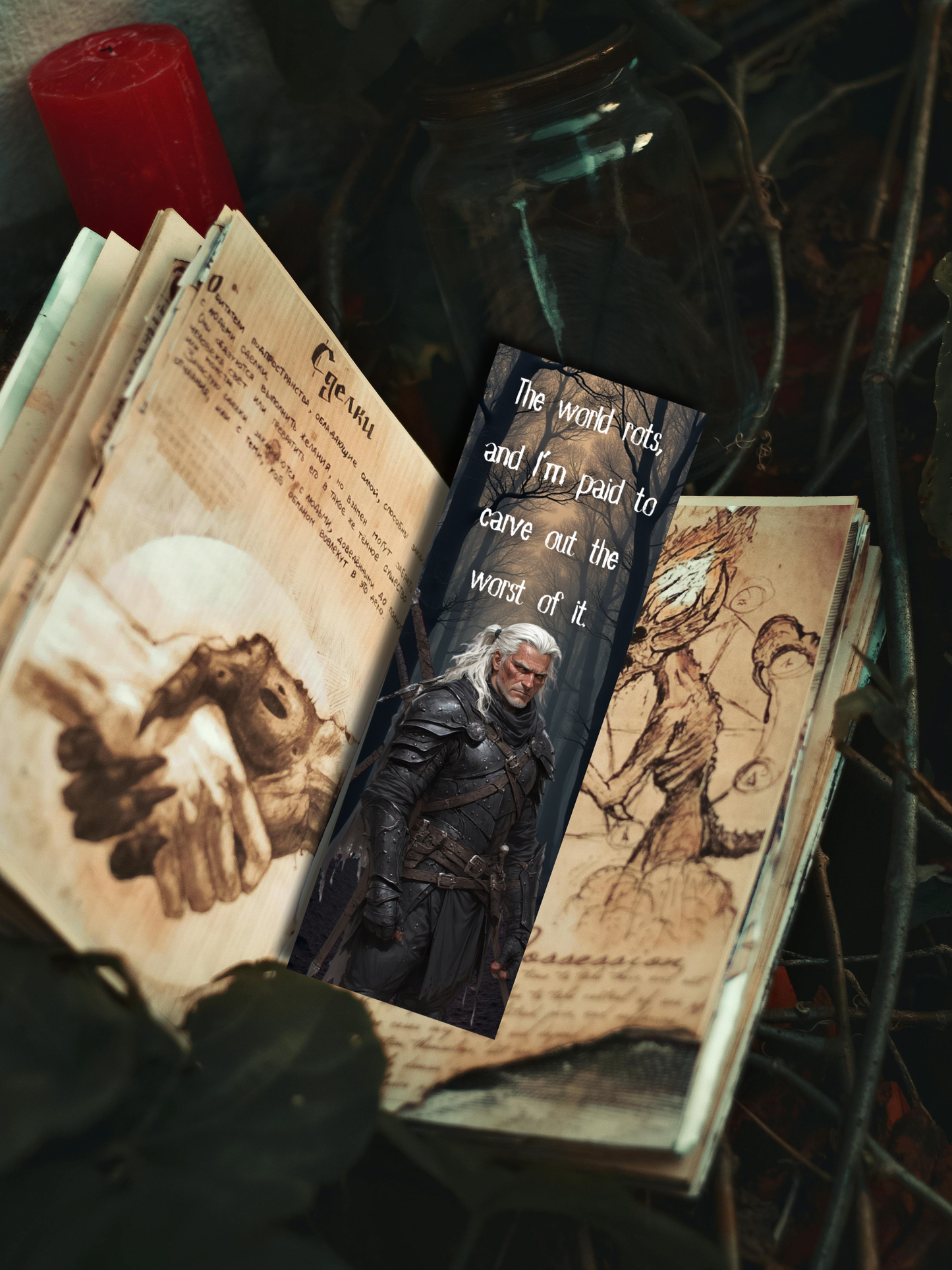 The White Wolf’s Path Bookmark