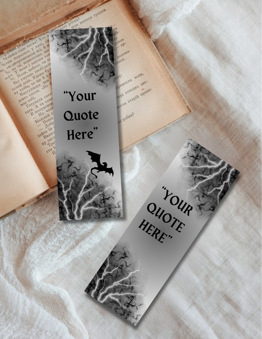 Custom Quote - Dragon Rider Bookmark