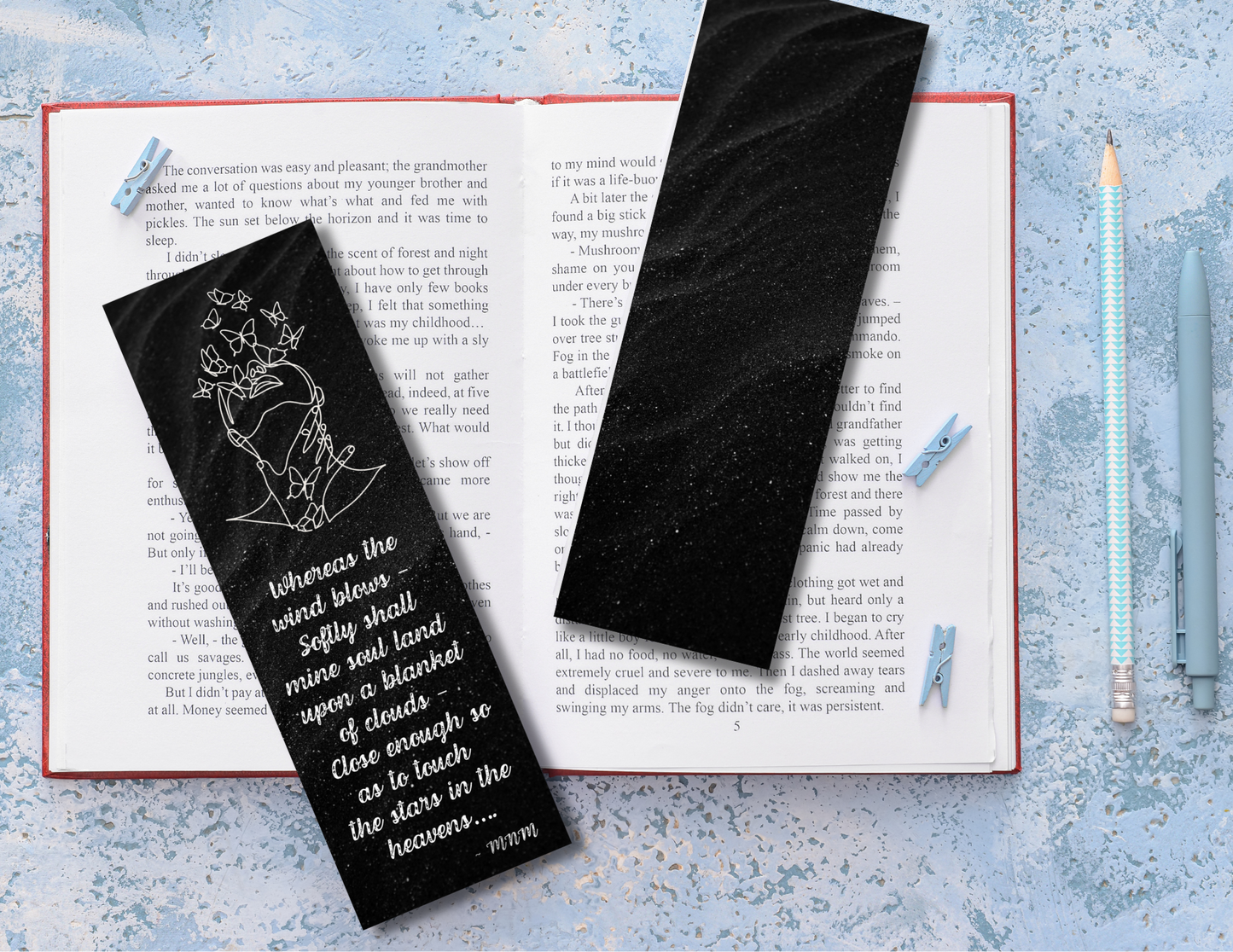 Close Enough Poem Bookmark
